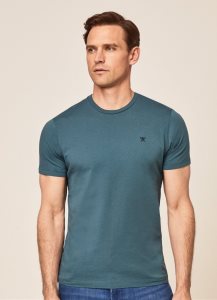 Hackett Basic Embroidered Logo T-shirt Herr | IOUCWQ-158