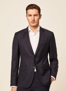 Hackett Blazer In Italian Fabric Blazers Herr Marinblå | QZMWGN-907