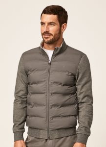 Hackett Bomull Hybrid Track Jacket Tröjor Herr Grå | OAPLQW-165