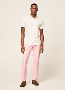 Hackett Core Kensington Slim Fit Långbyxor Herr Ljusrosa | SDUMQO-235