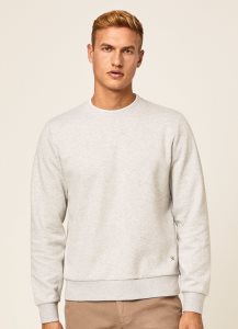 Hackett Crew Neck Jumper Tröjor Herr Ljusgrå | DGTJOZ-029