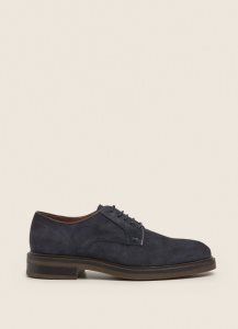 Hackett Mocka Brogue Casual Skor Herr Marinblå | MUJZBV-940