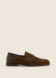 Hackett Mocka Loafers Casual Skor Herr Bruna | XZWEJD-503