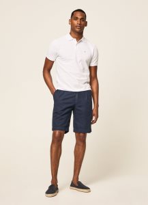 Hackett Relaxed Fit Beach Shorts Herr Marinblå | DOCEWV-042