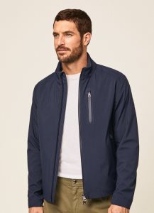 Hackett Softshell Jacka Herr Marinblå | LOTAMZ-198