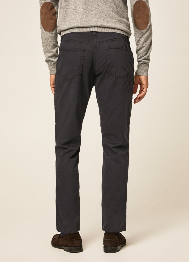 Hackett 5-pocket Regular Fit Långbyxor Herr Marinblå | WGMNQF-157