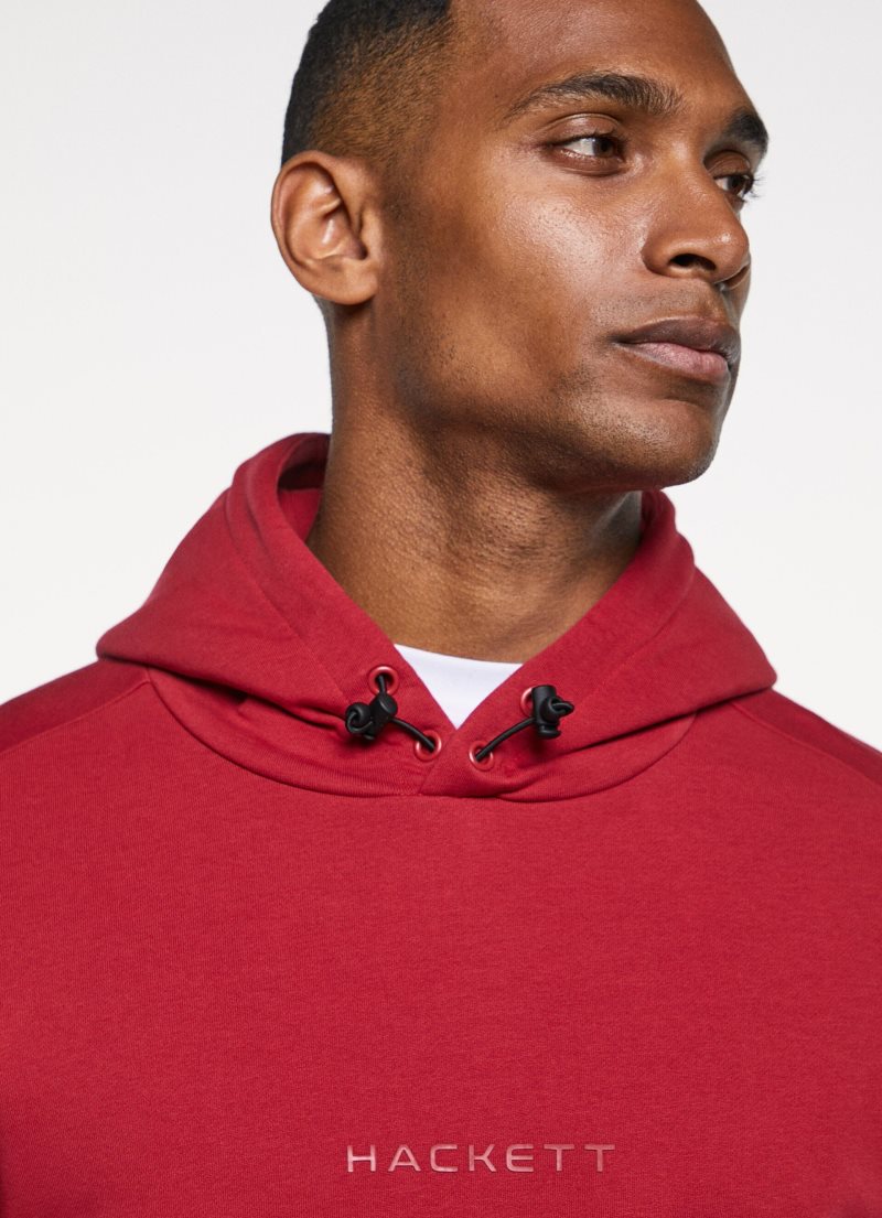 Hackett Adjustable Logo Hoodie Tröjor Herr Röda | OAPWBV-502