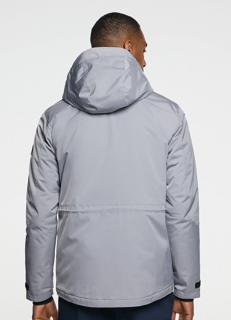 Hackett Amr Jacka Herr Silver Grå | ODVWBZ-324