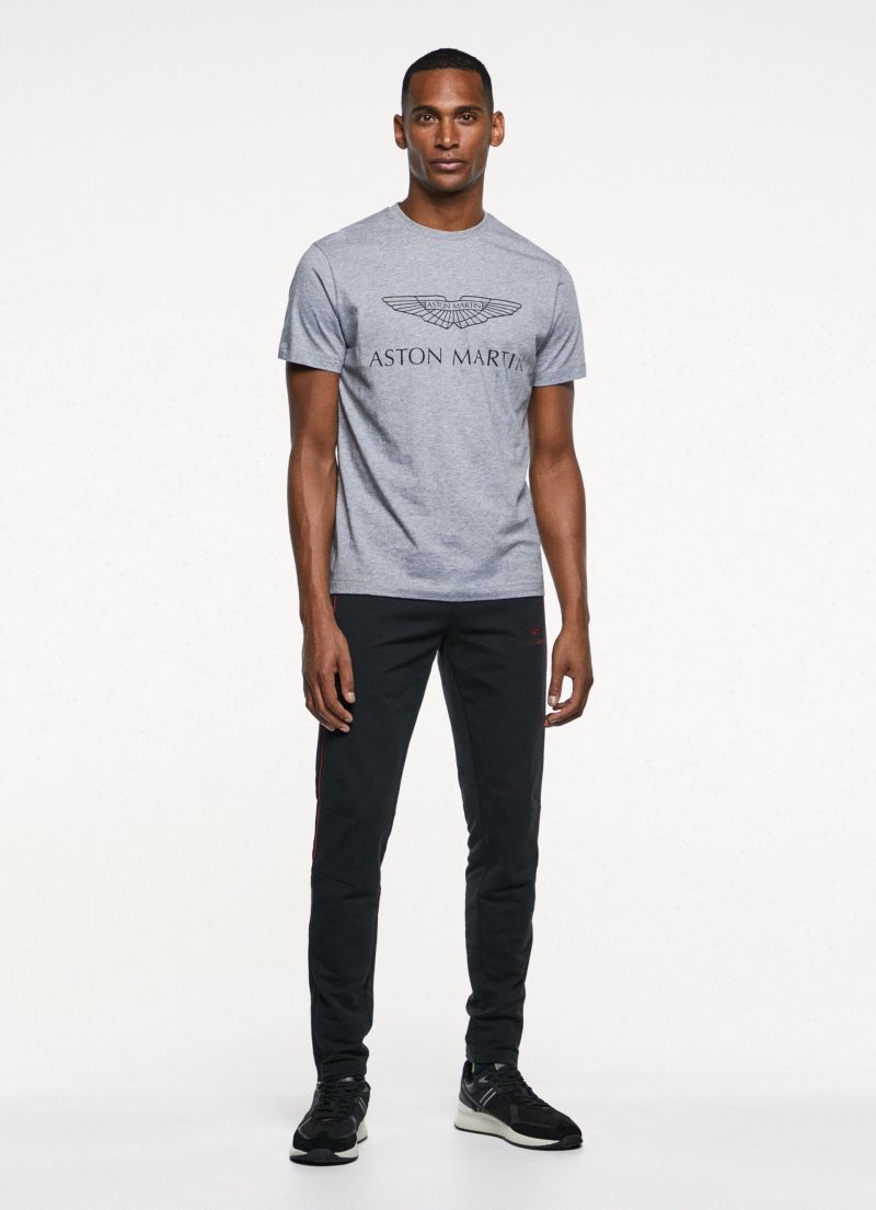 Hackett Amr Maxilogo T-shirt Herr Grå | TAJZLB-971