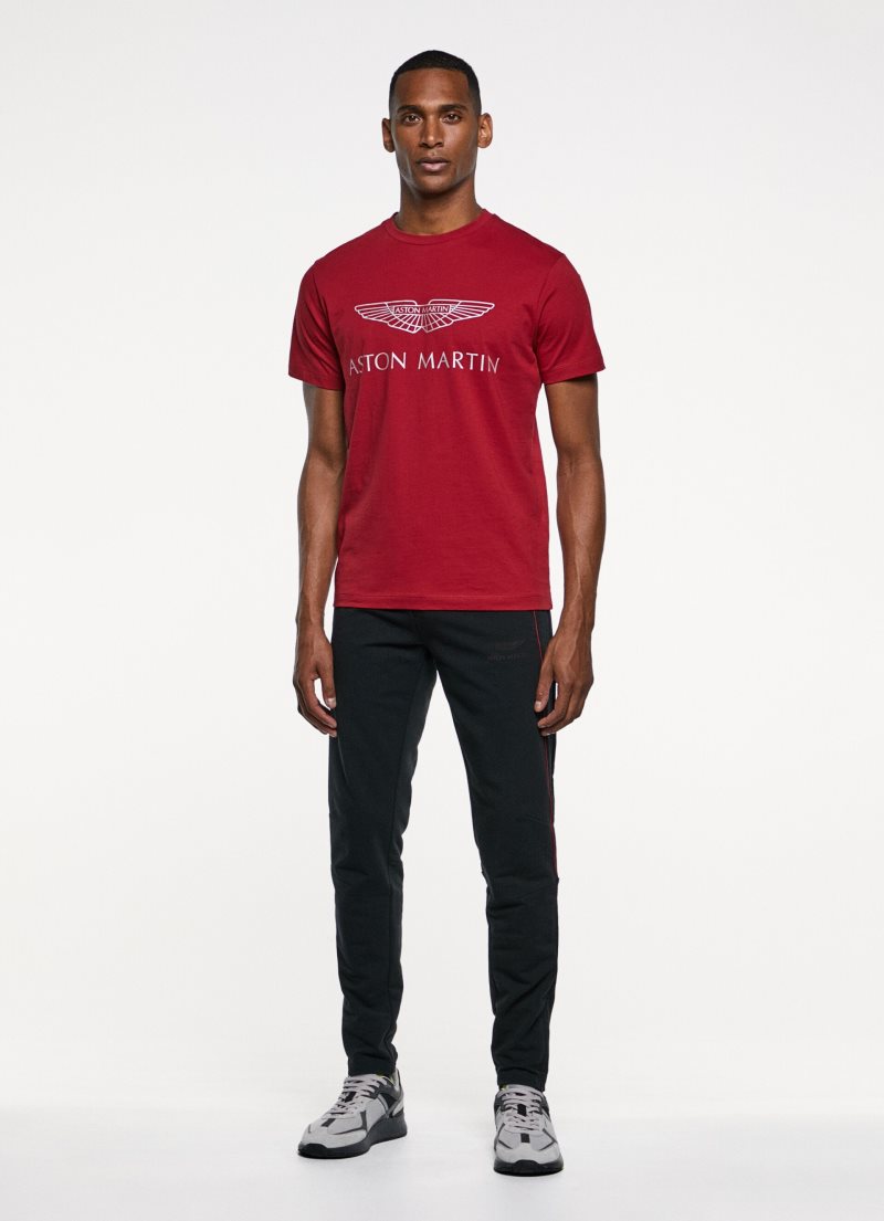 Hackett Amr Maxilogo T-shirt Herr Röda | AFEGSU-629