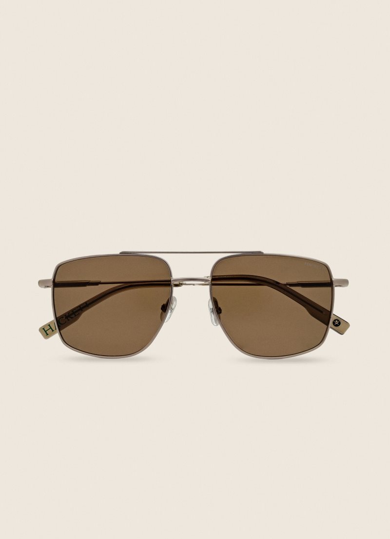 Hackett Aviator Solglasögon Herr Guld | VTEPLZ-759