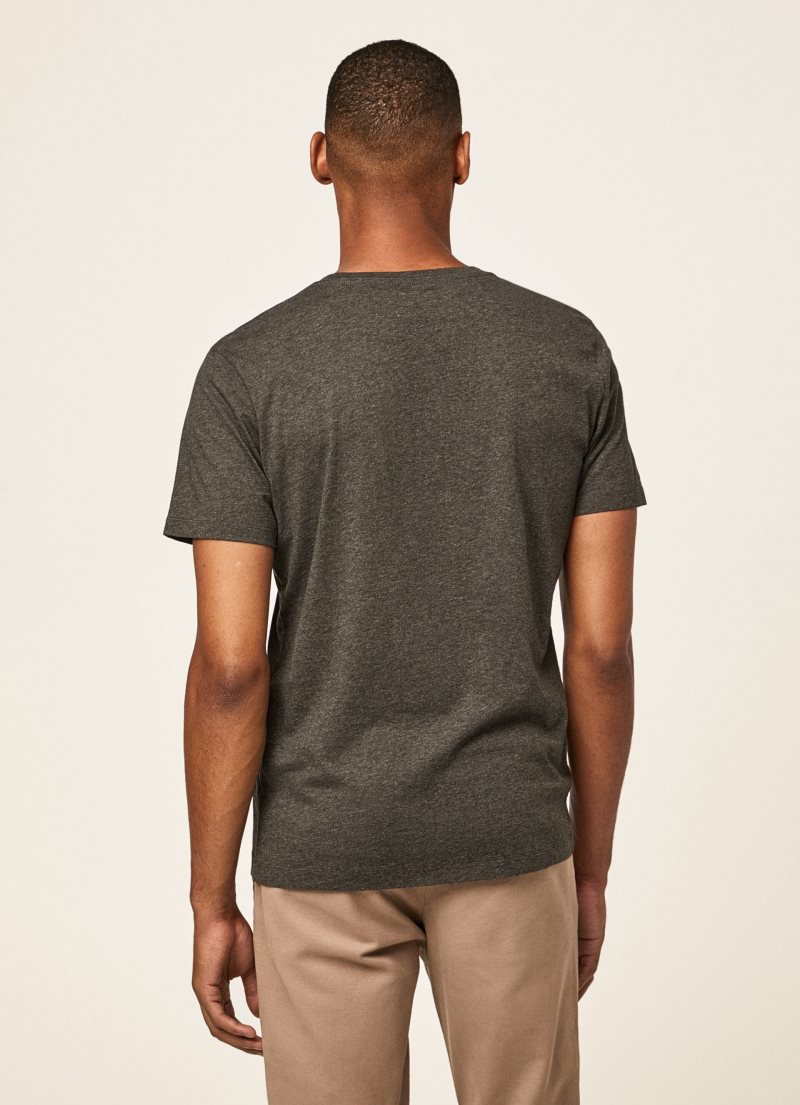 Hackett Basic Embroidered Logo T-shirt Herr | ISLRXN-680