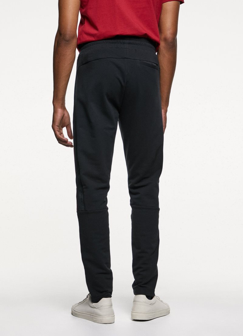 Hackett Basic Tracksuit Bottoms Tröjor Herr Svarta | TONHAK-865