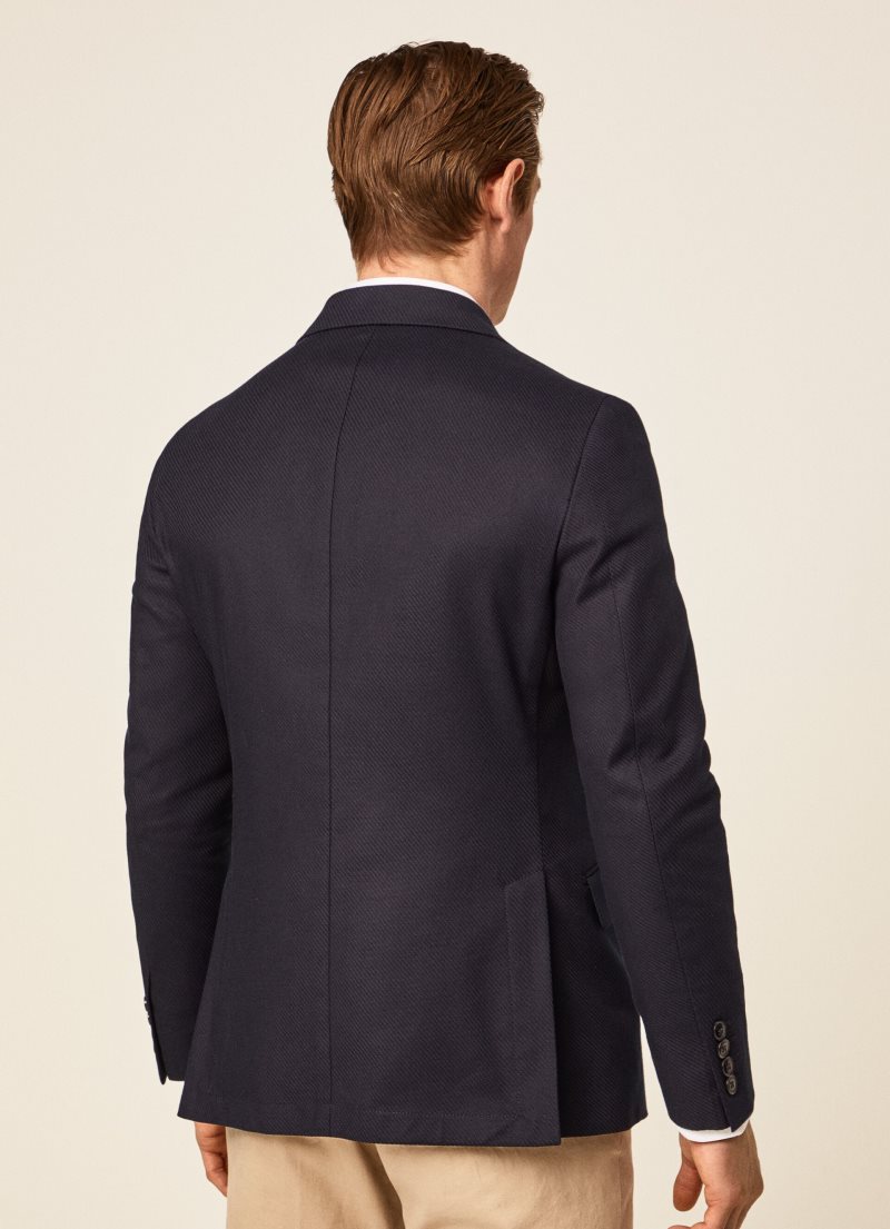 Hackett Blazer In Italian Fabric Blazers Herr Marinblå | CBQRTW-219