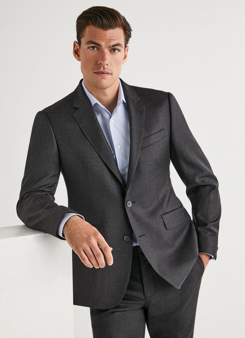 Hackett Blazer In Italian Fabric Blazers Herr Grå | YKHWTO-289