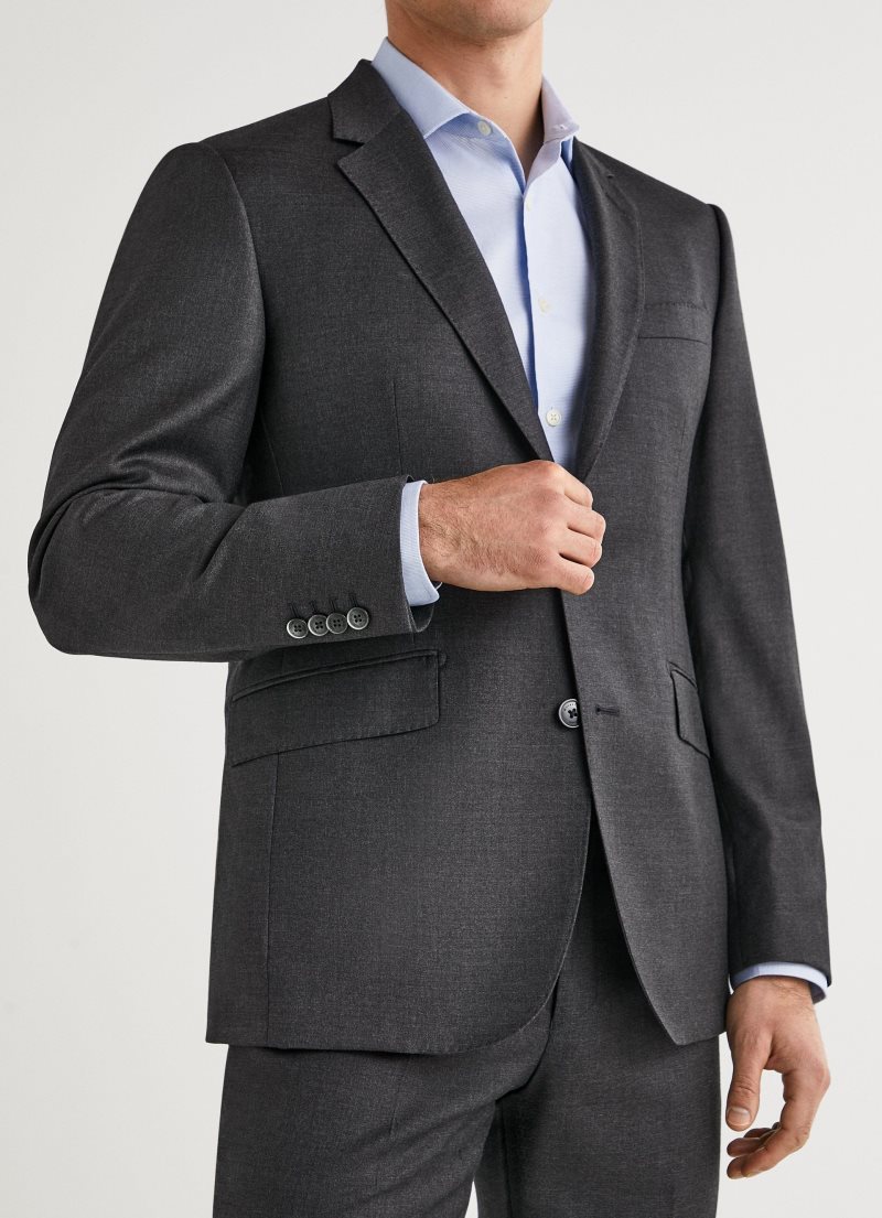 Hackett Blazer In Italian Fabric Blazers Herr Grå | YKHWTO-289