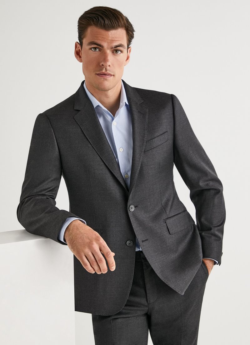 Hackett Blazer In Italian Fabric Kostymer Herr Grå | JONAHT-036