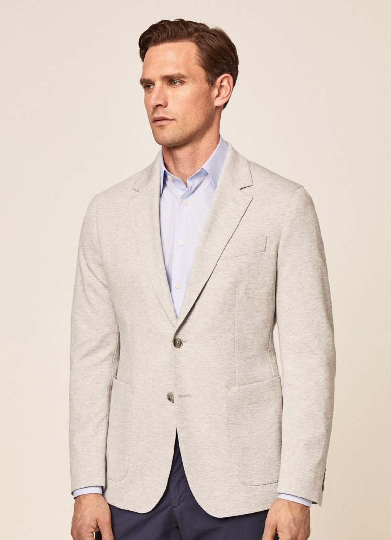 Hackett Blazer With Detachable Waistcoat Blazers Herr Ljusgrå | AZRWJS-596