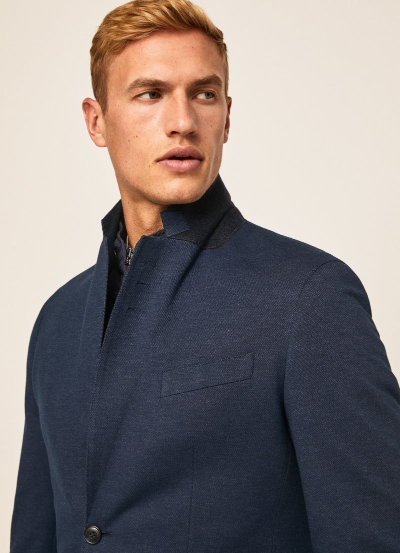 Hackett Blazer With Detachable Waistcoat Blazers Herr Blå | HVJKYD-980