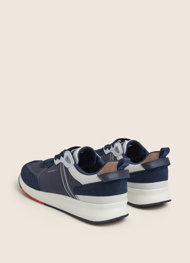 Hackett Combined Sneakers Casual Skor Herr Marinblå | MLXTFJ-685