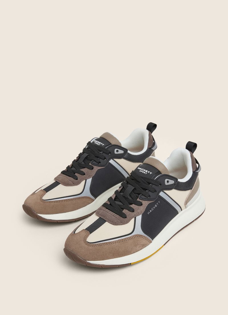 Hackett Combined Sneakers Casual Skor Herr Bruna | RJWBYZ-931