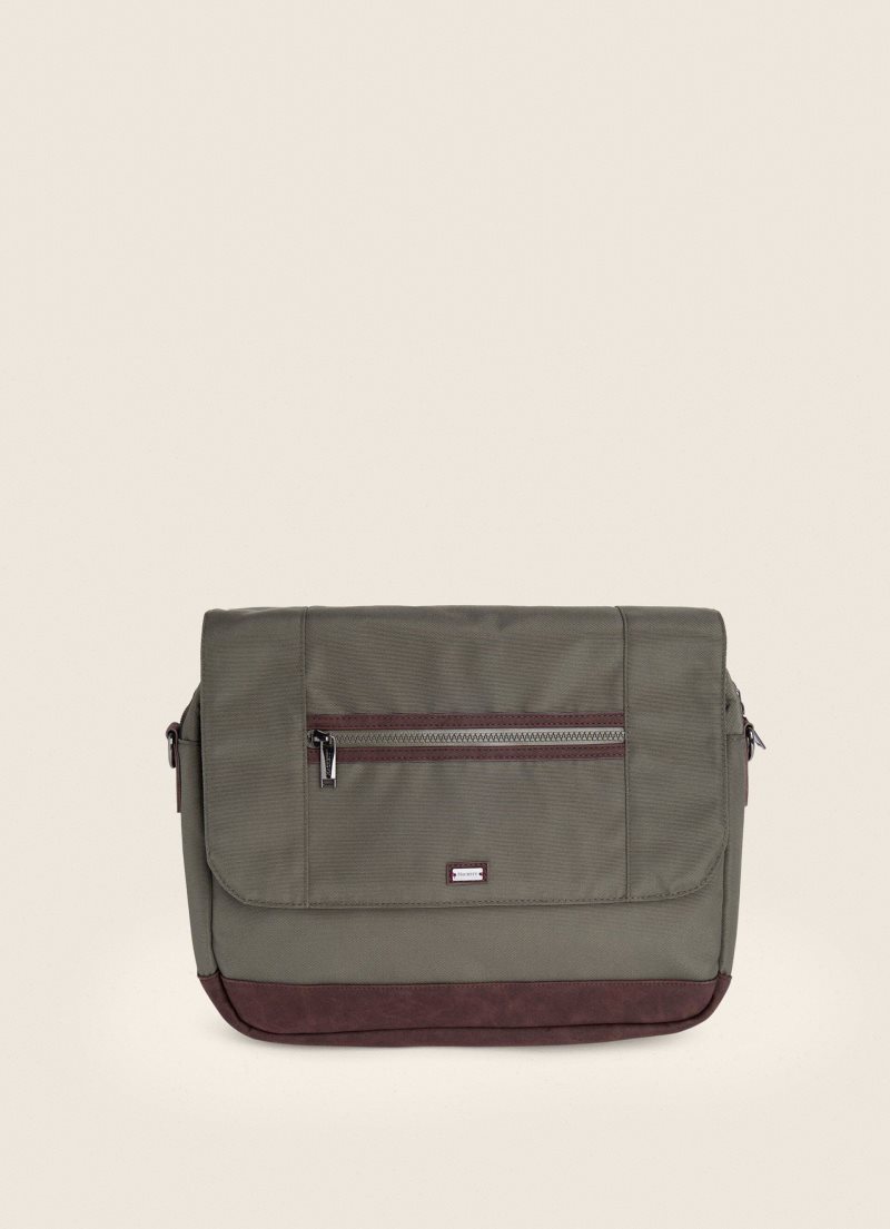 Hackett Crossbody Väska Herr Gröna | UERMFS-650