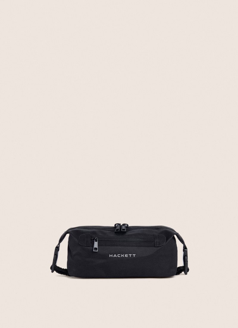 Hackett Double-slide Zipped Toiletry Väska Herr Svarta | VPIWZA-409