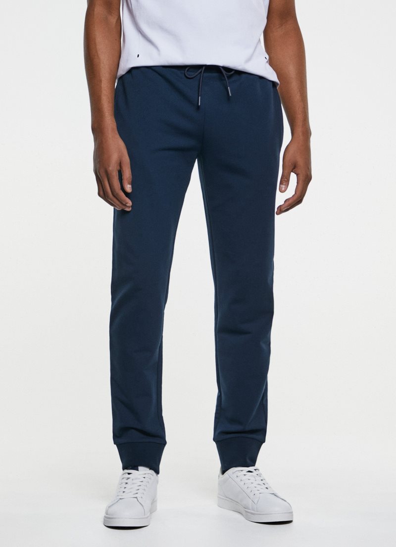 Hackett High Relief Logo Joggers Tröjor Herr Marinblå | JYLFQZ-457