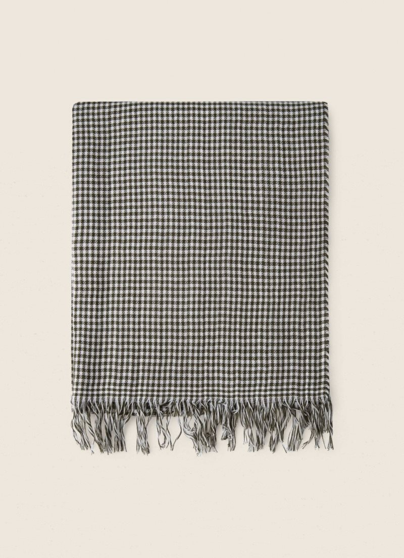 Hackett Houndstooth Scarf Kepsar Herr Olika Färger Gröna | NRYSLO-410