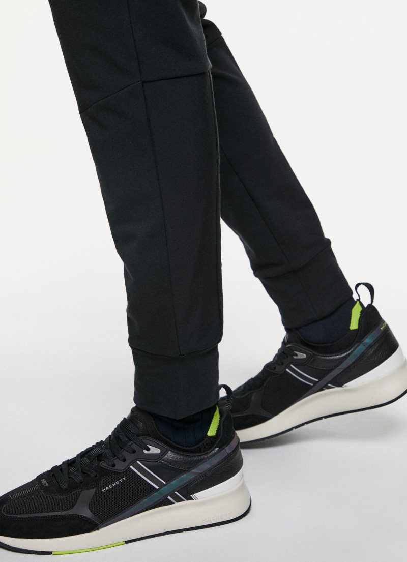 Hackett Hybrid Jogger Pants Tröjor Herr Svarta | YLVRBK-604