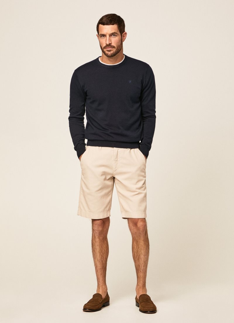 Hackett Klassiska Fit Pique Shorts Herr | BTHKSM-621