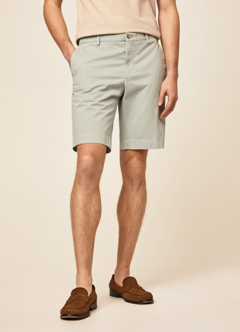 Hackett Klassiska Fit Shorts Herr Gröna | JOAUFZ-315