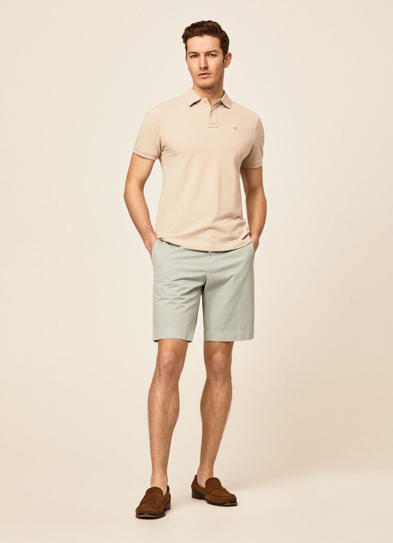 Hackett Klassiska Fit Shorts Herr Gröna | JOAUFZ-315