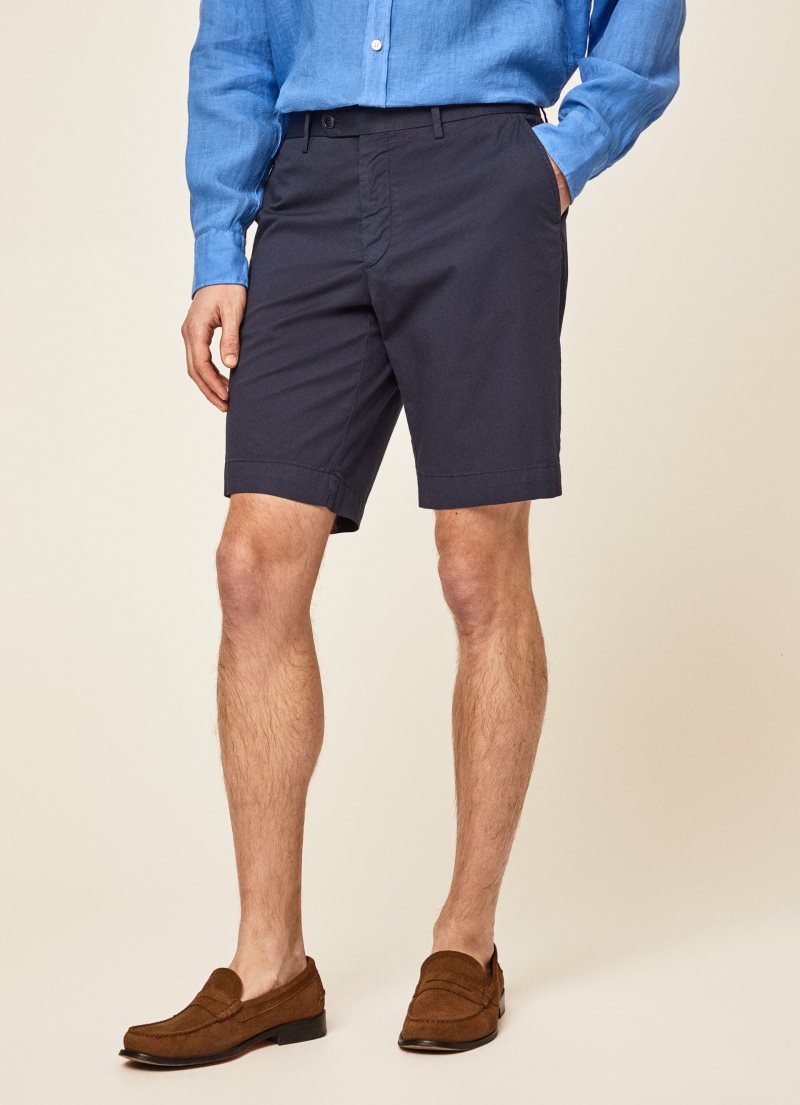 Hackett Klassiska Fit Shorts Herr Marinblå | DLRNME-967