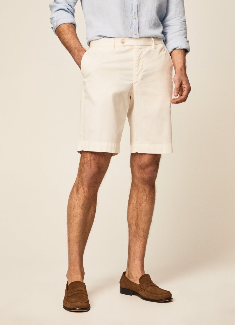 Hackett Klassiska Fit Shorts Herr Vita | SLBTEI-853