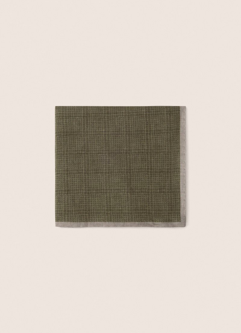 Hackett Linen Handkerchief Slipsar Herr Bruna | EVQJFK-357