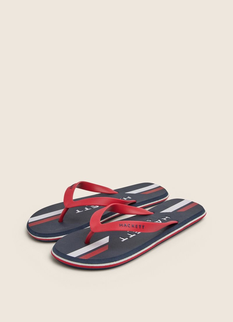 Hackett Logo Flip Flop Herr Röda | SEOVQF-835