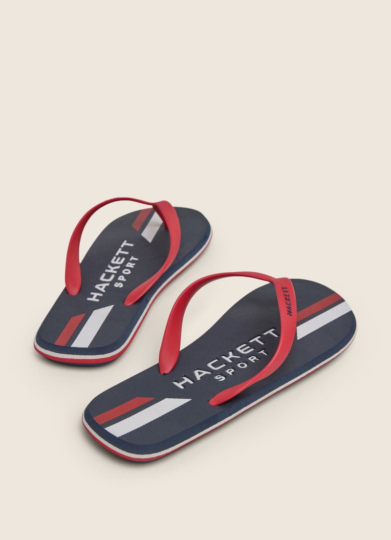 Hackett Logo Flip Flop Herr Röda | SEOVQF-835