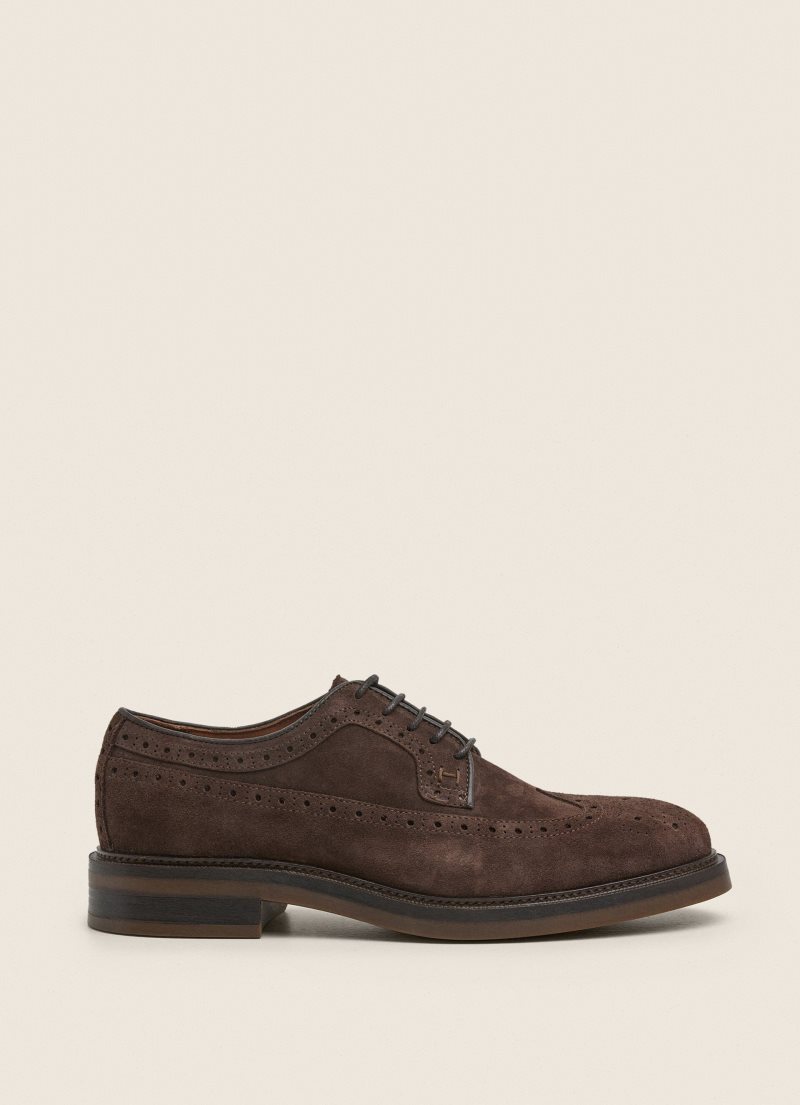 Hackett Mocka Brogue Casual Skor Herr Bruna | WPJRXG-415