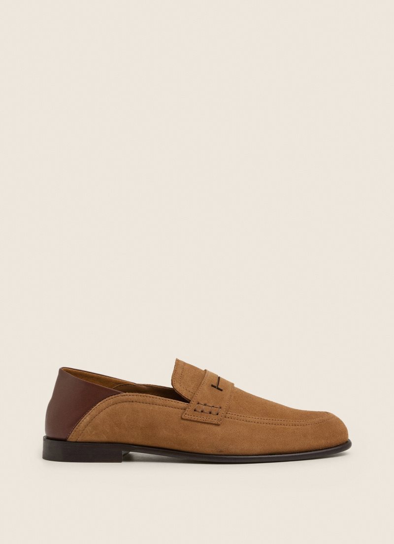 Hackett Mocka Loafers Casual Skor Herr Bruna | SMWAYF-298