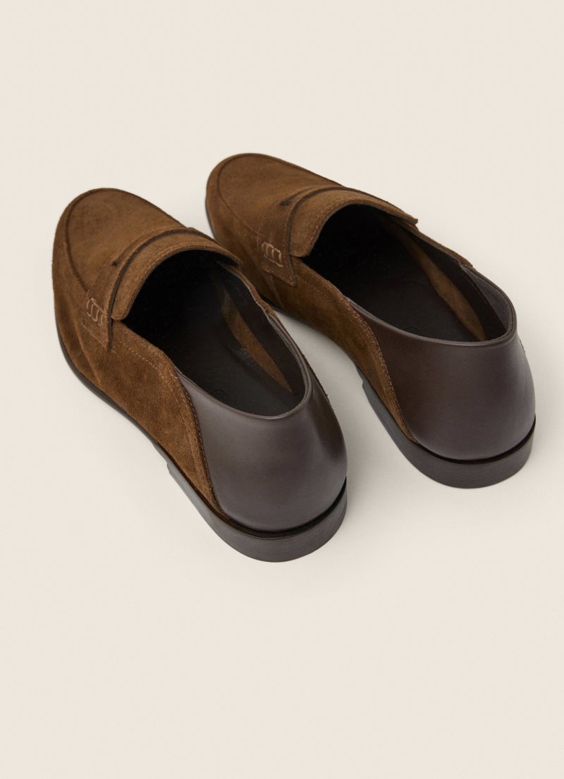 Hackett Mocka Loafers Casual Skor Herr Bruna | XZWEJD-503