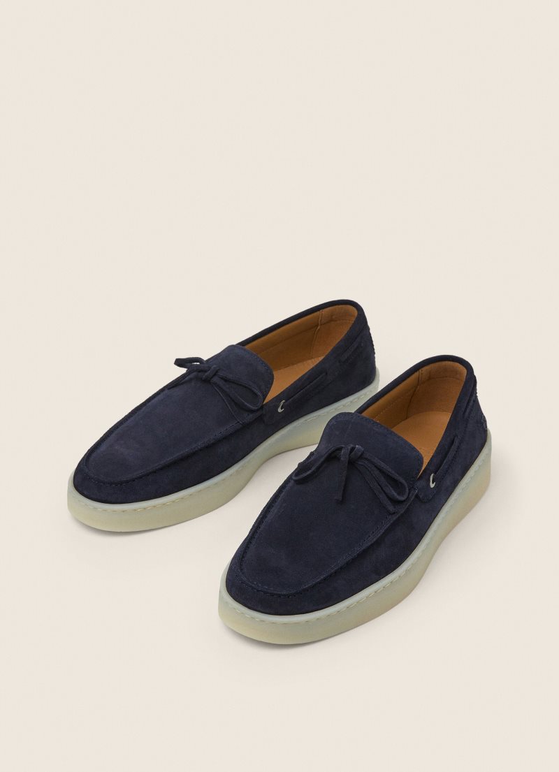 Hackett Mocka Loafers Casual Skor Herr Marinblå | MNVCYI-863