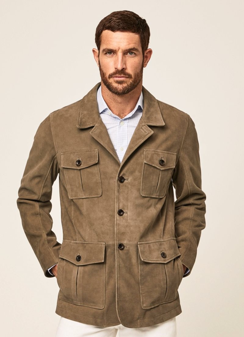 Hackett Palm Kepsar Herr Beige | USVCXI-863