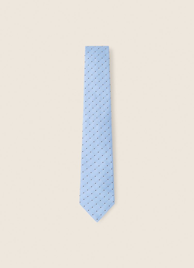 Hackett Polka-dots Print Slipsar Herr Blå | AXDHOQ-724