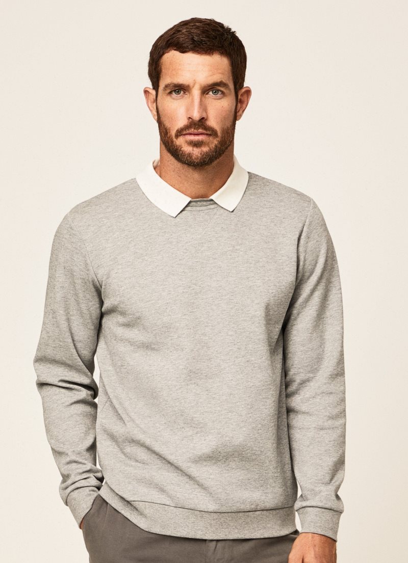 Hackett Polo Neck Jumper Tröjor Herr Ljusgrå | FMOHNQ-182