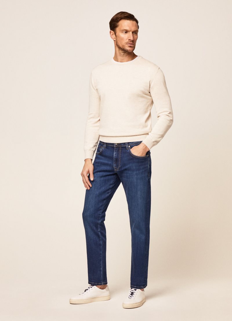 Hackett Powerflex Slim Fit Jeans Herr Blå | HNLZSQ-091