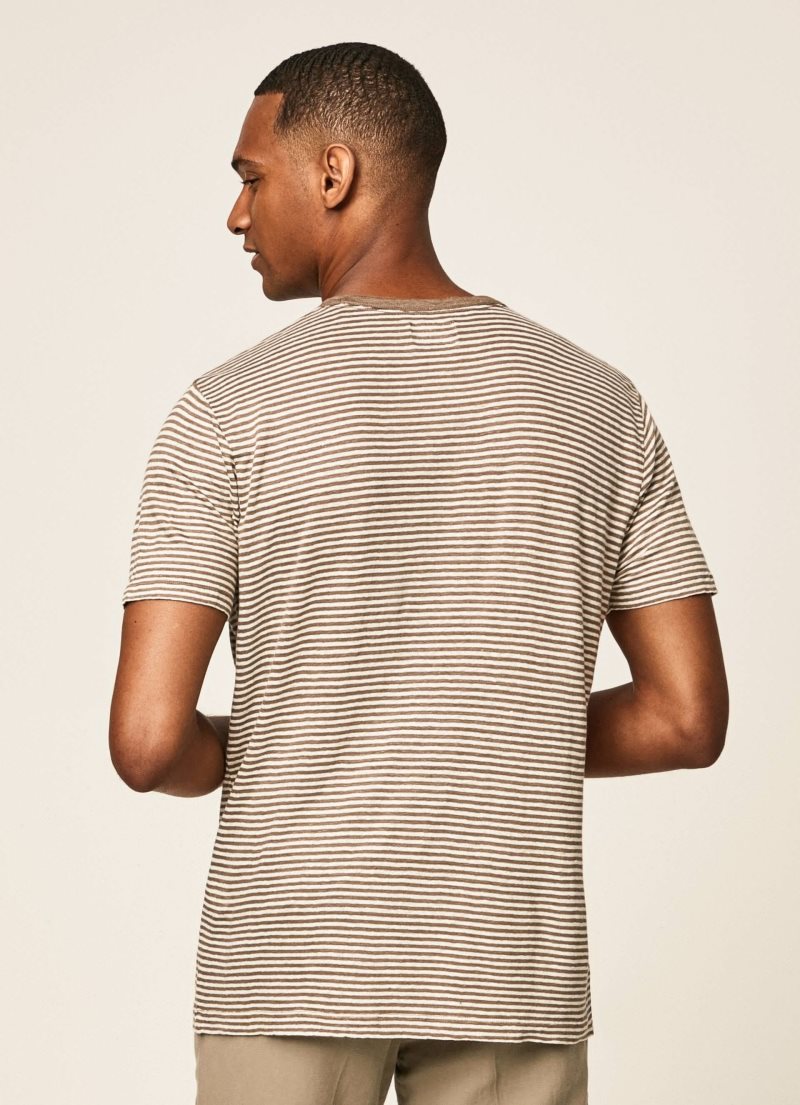 Hackett Randig T-shirt Herr | MQLKTW-176