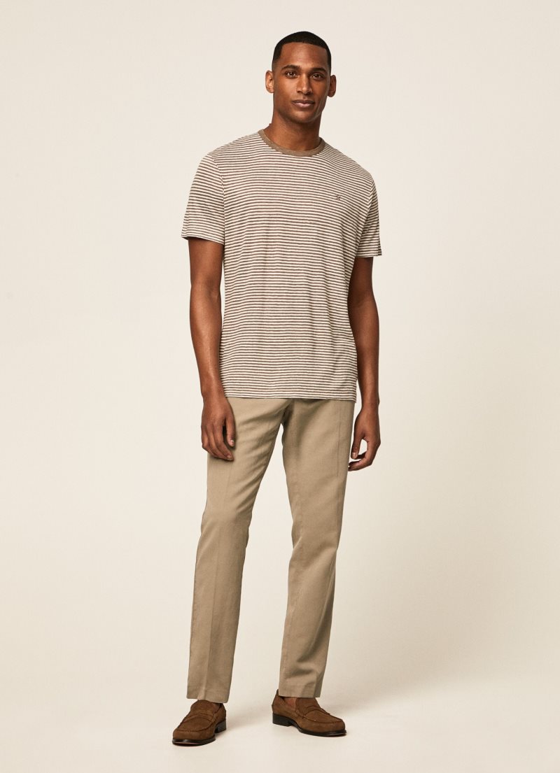 Hackett Randig T-shirt Herr | MQLKTW-176