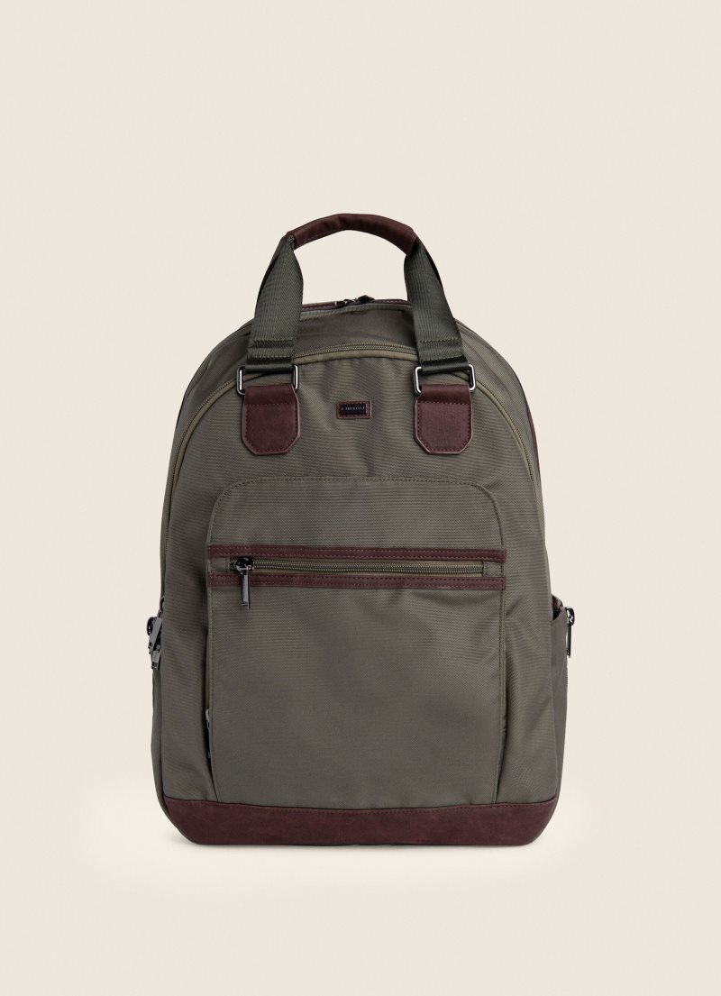 Hackett Recycled Polyester Backpack Väska Herr Gröna | JYGKBE-918