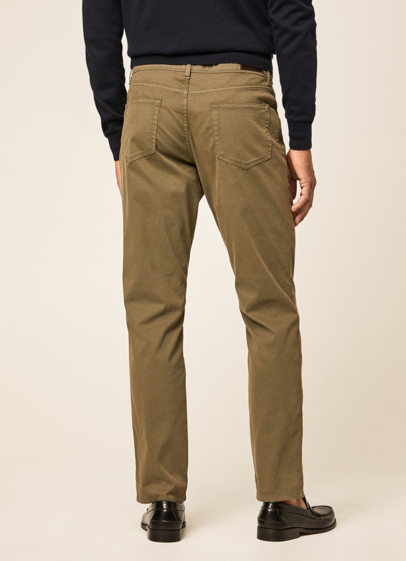 Hackett Regular Fit 5 Pocket Långbyxor Herr | LENWAO-260